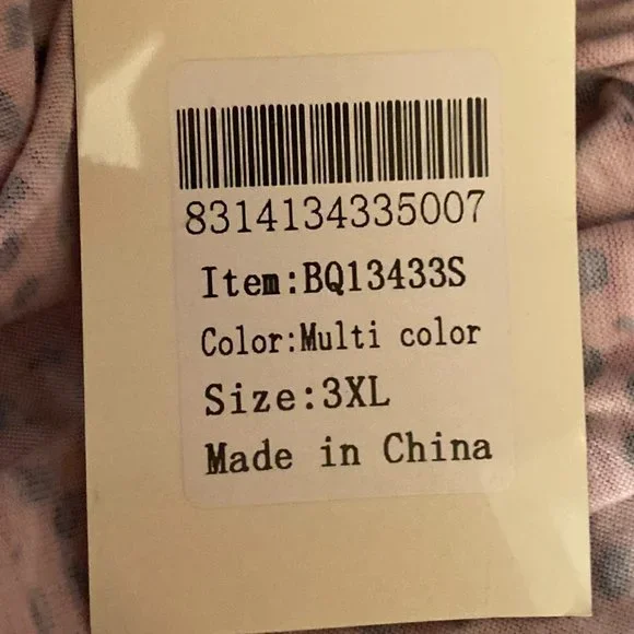 NWT Southern Stitch Pink with Black Polka Dot Blouse with Bell Sleeves Size 3X - Picture 4 of 6